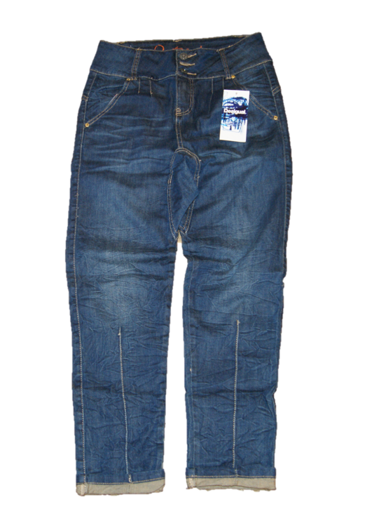 DESIGUAL HARLEKIN JEANS PANT REPE FARBE DUNKELBLAU DESIGUAL HARLEKIN JEANS PANT REPE FARBE DUNKELBLAU 38