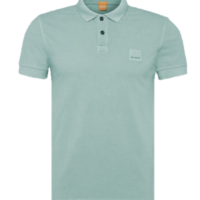 BOSS ORANGE POLO PASCHA FARBE LIGHT PASTEL BLUE 453 S