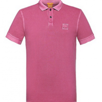 BOSS ORANGE POLO PASCHA FARBE DUNKEL LILA 505 M