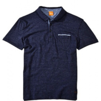 BOSS ORANGE PATCHERMAN 1 POLO-SHIRT FARBE DUNKELBLAU 404 S