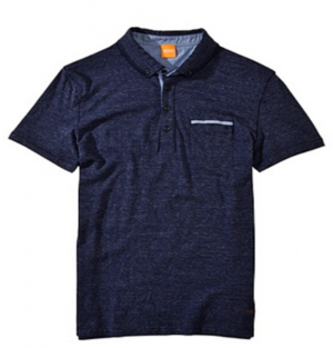 BOSS ORANGE PATCHERMAN 1 POLO-SHIRT FARBE DUNKELBLAU 404 S