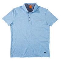 BOSS ORANGE PATCHERMAN 1 POLO-SHIRT FARBE HELLBLAU 454 S