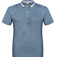 BOSS ORANGE POLO  PETRINO  FARBE DUNKELBLAU 404 S