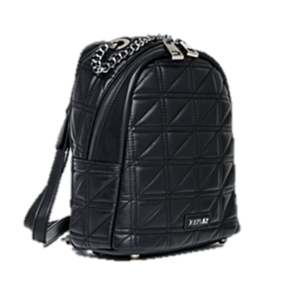 REPLAY gesteppter Kunstlederrucksack Farbe schwarz 001