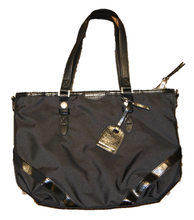 GEORGE GINA & LUCY TASCHE RICH AND LIZ FARBE BLACK METALLIC 99 GEORGE GINA & LUCY TASCHE RICH AND LIZ FARBE BLACK METALLIC 99