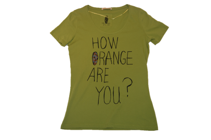 BOSS ORANGE T-SHIRT TEULE FARBE GRÜN 321 BOSS ORANGE T-SHIRT TEULE FARBE GRÜN 321 GR: S