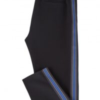 BOSS Regular-Fit Krepp-Hose SAFALIR mit Seitenstreifen Farbe dunkelblau 480 34