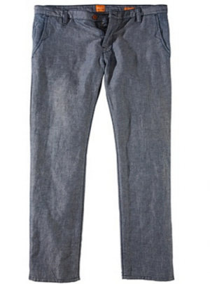 BOSS ORANGE SLIM-FIT HOSE SAIRY7-W FARBE DUNKELBLAU 404 46