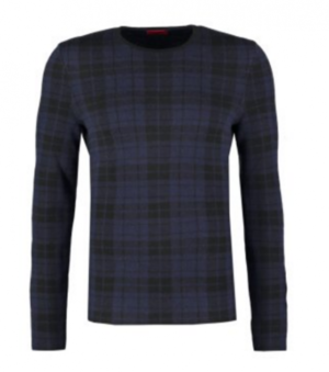 HUGO PULLOVER SCAROR FARBE BLAU 402 S