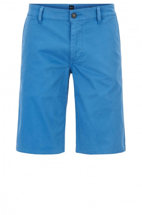 BOSS Regular-Fit Chino-Shorts D aus elastischer Baumwolle blau 432 BOSS Regular-Fit Chino-Shorts D aus elastischer Baumwolle blau 432 31/32