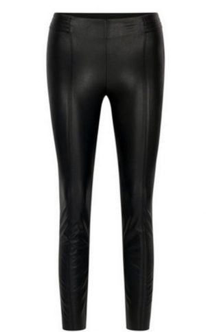 BOSS ORANGE Slim-Fit-Hose SELLIE aus Kunstleder Farbe schwarz 001 34