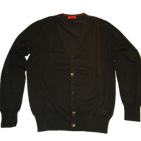 HUGO MEN STRICKJACKE SIDORTO FARBE SCHWARZ 001 M