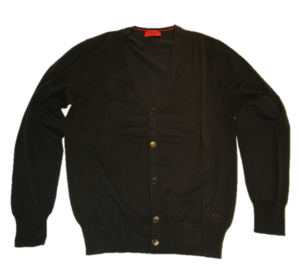 HUGO MEN STRICKJACKE SIDORTO FARBE SCHWARZ 001 M