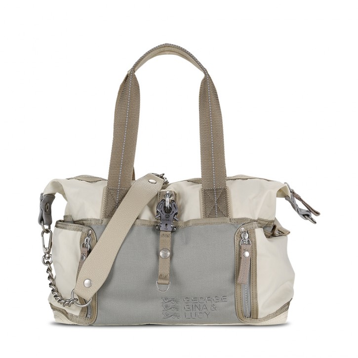 GEORGE GINA & LUCY HANDTASCHE SKIN NIE QUKOO NYLON FARBE OFF WHITE 180 GEORGE GINA & LUCY HANDTASCHE SKIN NIE QUKOO NYLON FARBE OFF WHITE 180