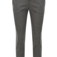 BOSS ORANGE Regular-Fit Hose SLAUNY1 aus Flanell mit elastischem Komfortbund Farbe grau 965 34