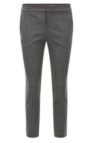 BOSS ORANGE Regular-Fit Hose SLAUNY1 aus Flanell mit elastischem Komfortbund Farbe grau 965 34