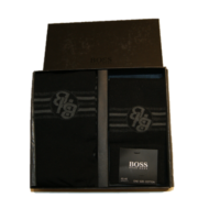 BOSS BLACK S CO DESIGN/SCARF SCHAL UND SOCKEN FARBE SCHWARZ 001