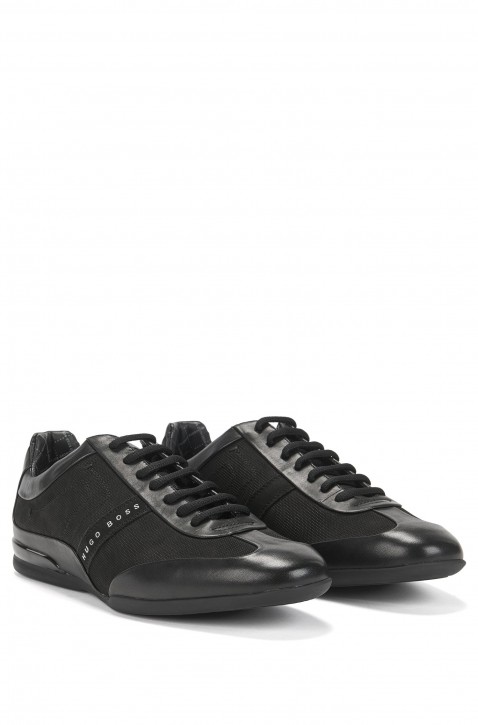 BOSS Sneakers SPACE SELECT aus edlem Leder Farbe schwarz 001 BOSS Sneakers SPACE SELECT aus edlem Leder Farbe schwarz 001 41