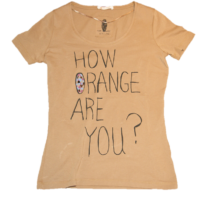 BOSS ORANGE T-SHIRT TEULE FARBE BRAUN 230 GR: S