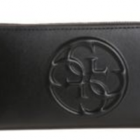 GUESS AMY SHINE LARGE ZIP AROUND ORGANIZER 4 G FARBE SCHWARZ