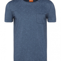BOSS ORANGE TEE TACCONI OXFORD TEXTUR FARBE DUNKELBLAU 404 BOSS ORANGE TEE TACCONI  OXFORD TEXTUR FARBE DUNKELBLAU 404 S