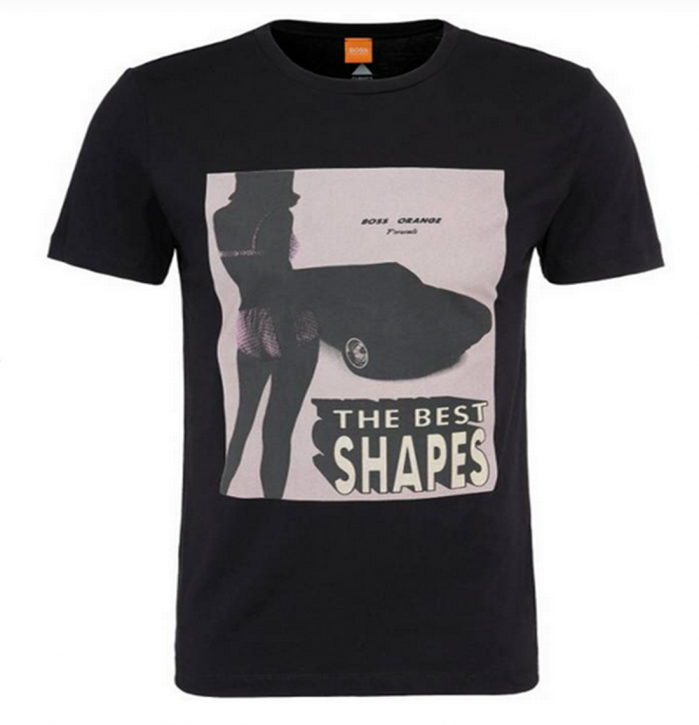 BOSS ORANGE TEE SHIRT TACKET 2 FARBE SCHWARZ 001 BOSS ORANGE TEE SHIRT TACKET 2 FARBE SCHWARZ 001 M