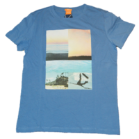 BOSS ORANGE T-SHIRT TACKET 3 FARBE BLAU 470 BOSS ORANGE T-SHIRT TACKET 3 FARBE BLAU 470 M
