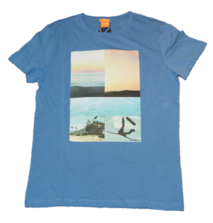 BOSS ORANGE T-SHIRT TACKET 3 FARBE BLAU 470 M