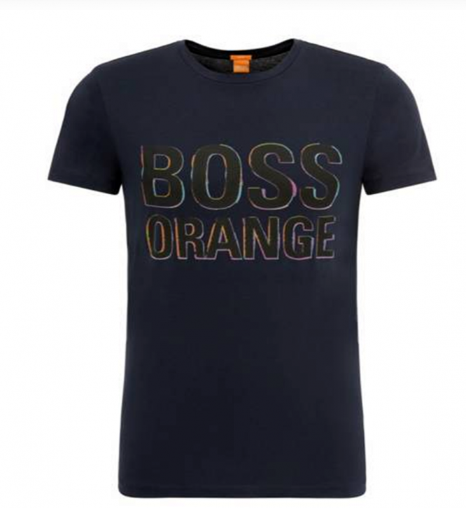 BOSS ORANGE T- SHIRT TACKET 5 FARBE DUNKELBLAU 405 BOSS ORANGE T- SHIRT TACKET 5 FARBE DUNKELBLAU 405 M