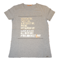 BOSS ORANGE T-Shirt Tafunny Farbe grau 032 BOSS ORANGE T-Shirt Tafunny Farbe grau 032 XS