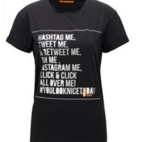 BOSS ORANGE T-Shirt Tafunny Farbe schwarz 001 BOSS ORANGE T-Shirt Tafunny Farbe schwarz 001 XS