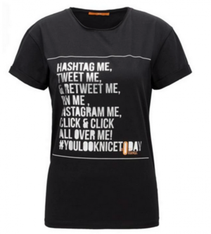 BOSS ORANGE T-Shirt Tafunny Farbe schwarz 001 XS