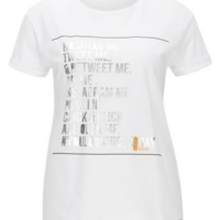 BOSS ORANGE T-Shirt Tafunny Farbe white 100 BOSS ORANGE T-Shirt Tafunny Farbe white 100 XS