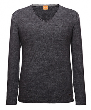 BOSS ORANGE LONGSLEEVE TEE SHIRT TALBOTT FARBE SCHWARZ 003 S