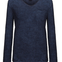 BOSS ORANGE LONGSLEEVE TEE SHIRT TALBOTT FARBE DUNKELBLAU 400 S