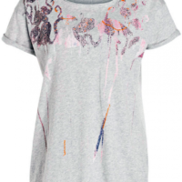 BOSS ORANGE T-SHIRT TALMEIA FARBE GRAU 034 BOSS ORANGE T-SHIRT TALMEIA FARBE GRAU 034 S