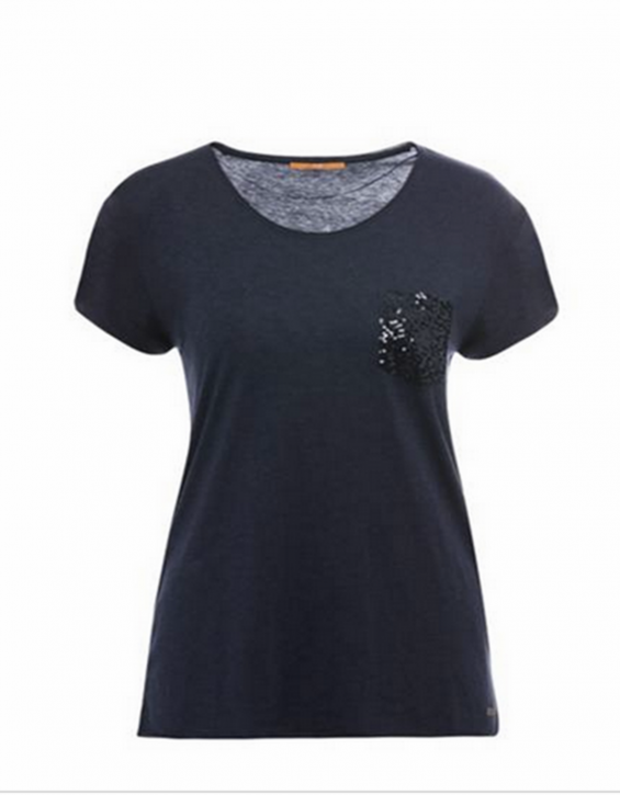 BOSS ORANGE T-SHIRT TAMIASA FARBE SCHWARZ 001 BOSS ORANGE T-SHIRT TAMIASA FARBE SCHWARZ 001 XS