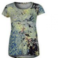 BOSS ORANGE T-SHIRT TAPSI FARBE GELB/BLAU 923 BOSS ORANGE T-SHIRT TAPSI FARBE GELB/BLAU 923 XS
