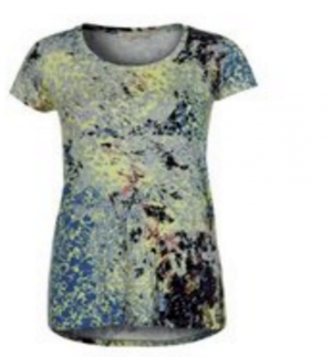 BOSS ORANGE T-SHIRT TAPSI FARBE GELB/BLAU 923 XS