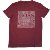 BOSS ORANGE Tee Shirt TARIT 1 mit Druck Farbe dunkel lila 505 BOSS ORANGE Tee Shirt TARIT 1 mit Druck Farbe dunkel lila 505 M