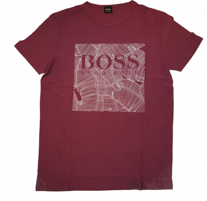 BOSS ORANGE Tee Shirt TARIT 1 mit Druck Farbe dunkel lila 505 BOSS ORANGE Tee Shirt TARIT 1 mit Druck Farbe dunkel lila 505 M