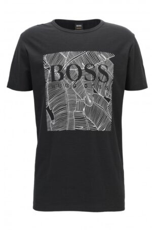 BOSS ORANGE Tee Shirt TARIT 1 mit Druck schwarz 001 M
