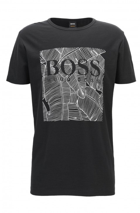 BOSS ORANGE Tee Shirt TARIT 1 mit Druck schwarz 001 BOSS ORANGE Tee Shirt TARIT 1 mit Druck schwarz 001 M