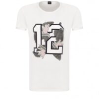 BOSS Relaxed-Fit T-Shirt Tarit 5 aus Baumwoll-Jersey mit Grafik-Print weiss 101 BOSS Relaxed-Fit T-Shirt Tarit 5 aus Baumwoll-Jersey mit Grafik-Print weiss 101 M