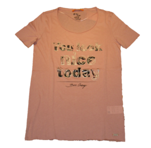 BOSS ORANGE T-SHIRT TASENSATION FARBE BRIGHT PINK 677 XS