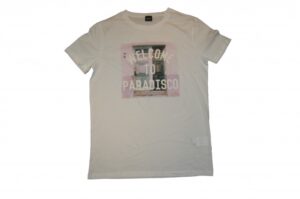 BOSS Relaxed-Fit T-Shirt Tauno 3 aus reiner Baumwolle mit Grafik-Print weiss 100 M