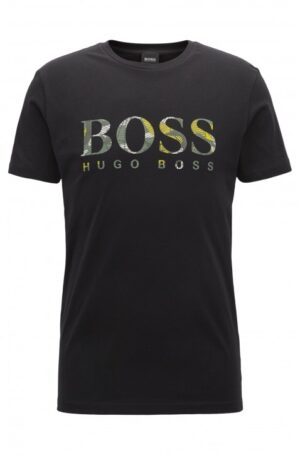 BOSS ORANGE Relaxed-Fit T-Shirt Tauno 7 aus Baumwolle mit Logo schwarz 001 M