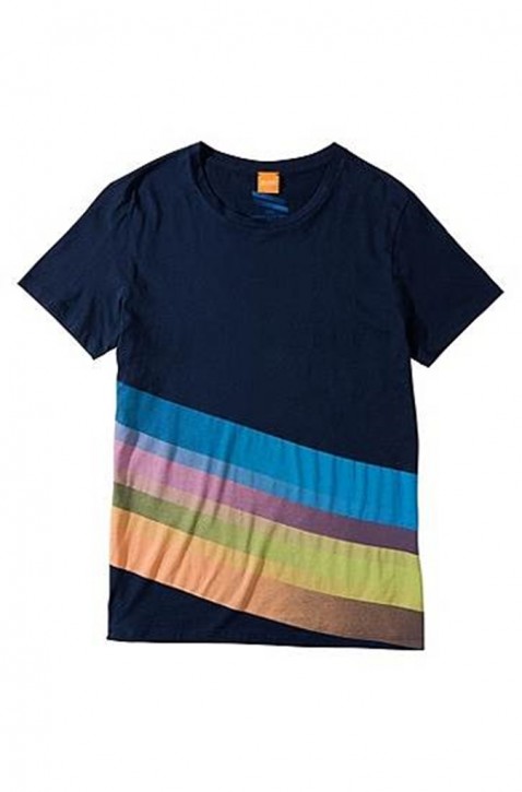 BOSS ORANGE T-SHIRT TAVEY 3 FARBE DUNKELBLAU BOSS ORANGE T-SHIRT TAVEY 3 FARBE DUNKELBLAU S