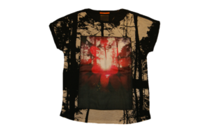 BOSS ORANGE TEE SHIRT TAWOOD FARBE GRAU 010 XS