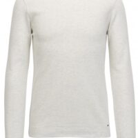 BOSS Slim-Fit Longsleeve Tempest aus melierter Baumwolle natur 105 BOSS Slim-Fit Longsleeve Tempest aus melierter Baumwolle natur 105 S